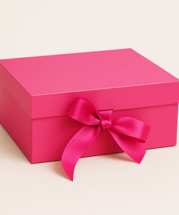 Embalagem para presente Pink com laço