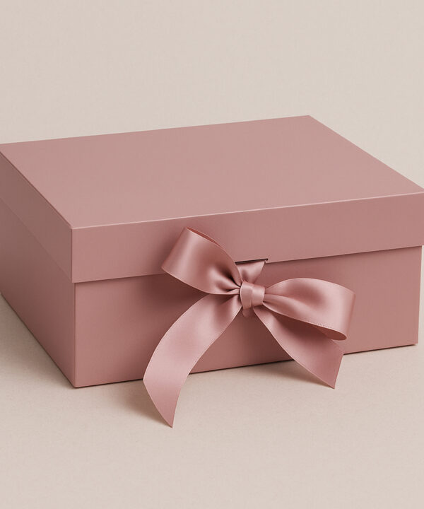 Embalagem para presente Rosé com laço