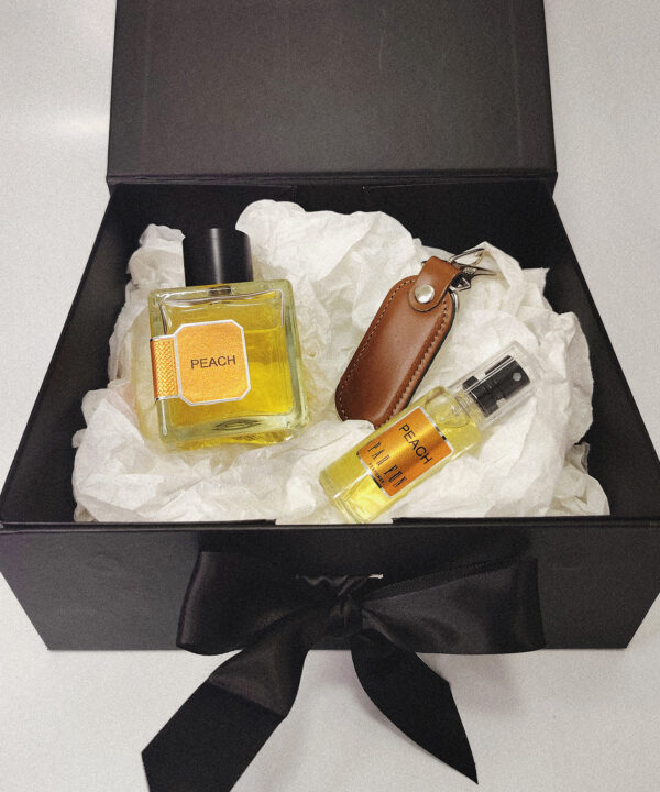 Kit Perfumes Peach Caixa premium - Preto